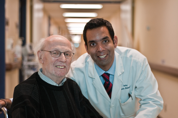 2013 04 09 Dr. Sinha and a Grateful Patient