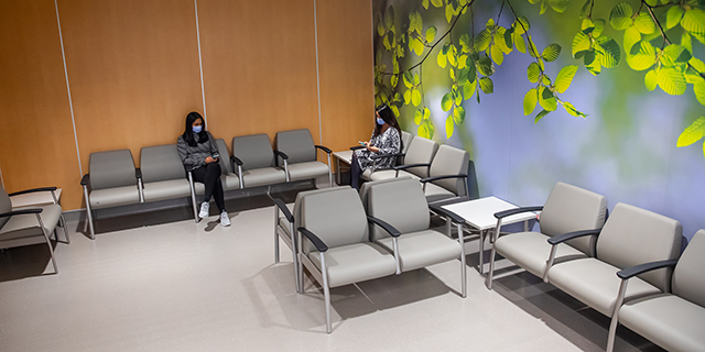 Patient and family waiting lounge